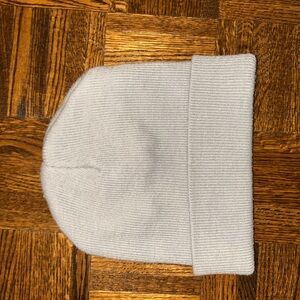 Cozy White Knit Beanie